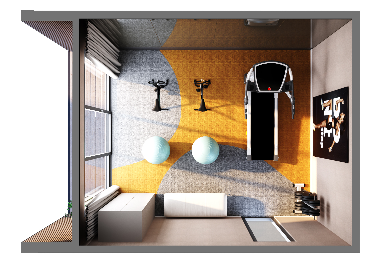 STUDIO-GYM – VIEW 1